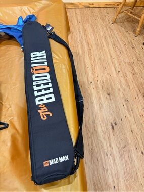 The Beerdolier Sling - Hands-Free Canned Drink Carrier Fun gift idea!